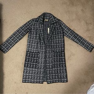 NWT Elie Tahari black and white jacket